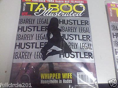 tabboo porn|Recent issues of Hustler's Taboo .